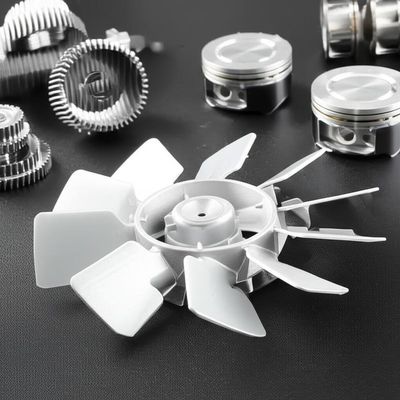 4 Takt motor reserveonderdelen met zilveren ventilatorblad